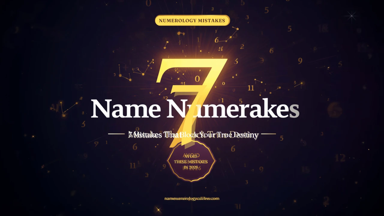 Name Numerology Mistakes to Avoid