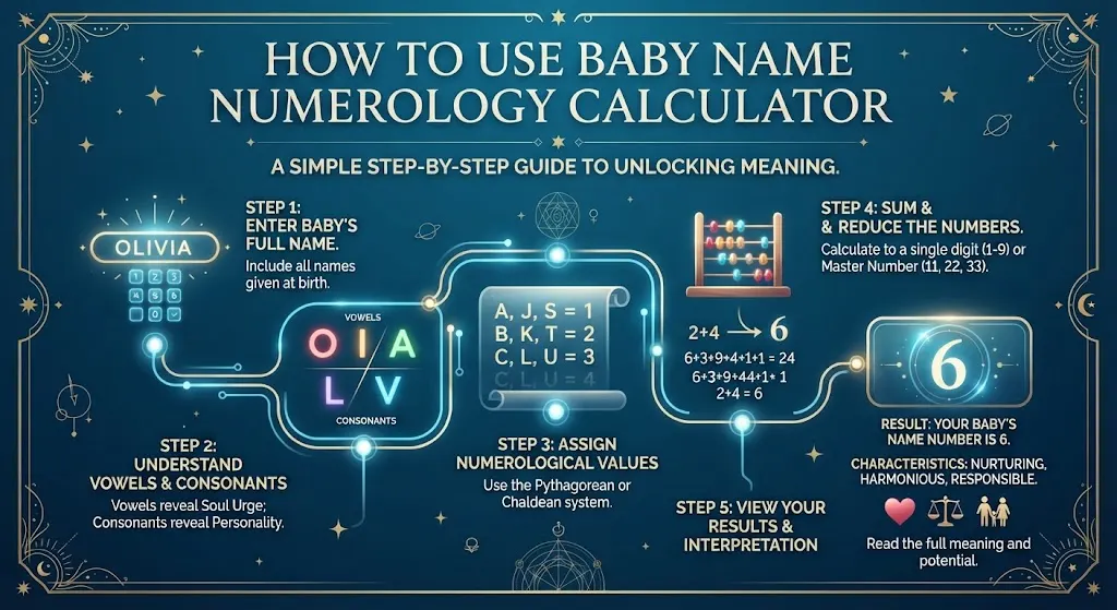 baby name numerology calculator